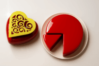 marisa torta al lampone e torta a cuore